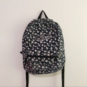 vans off the wall daisy flower school backpack